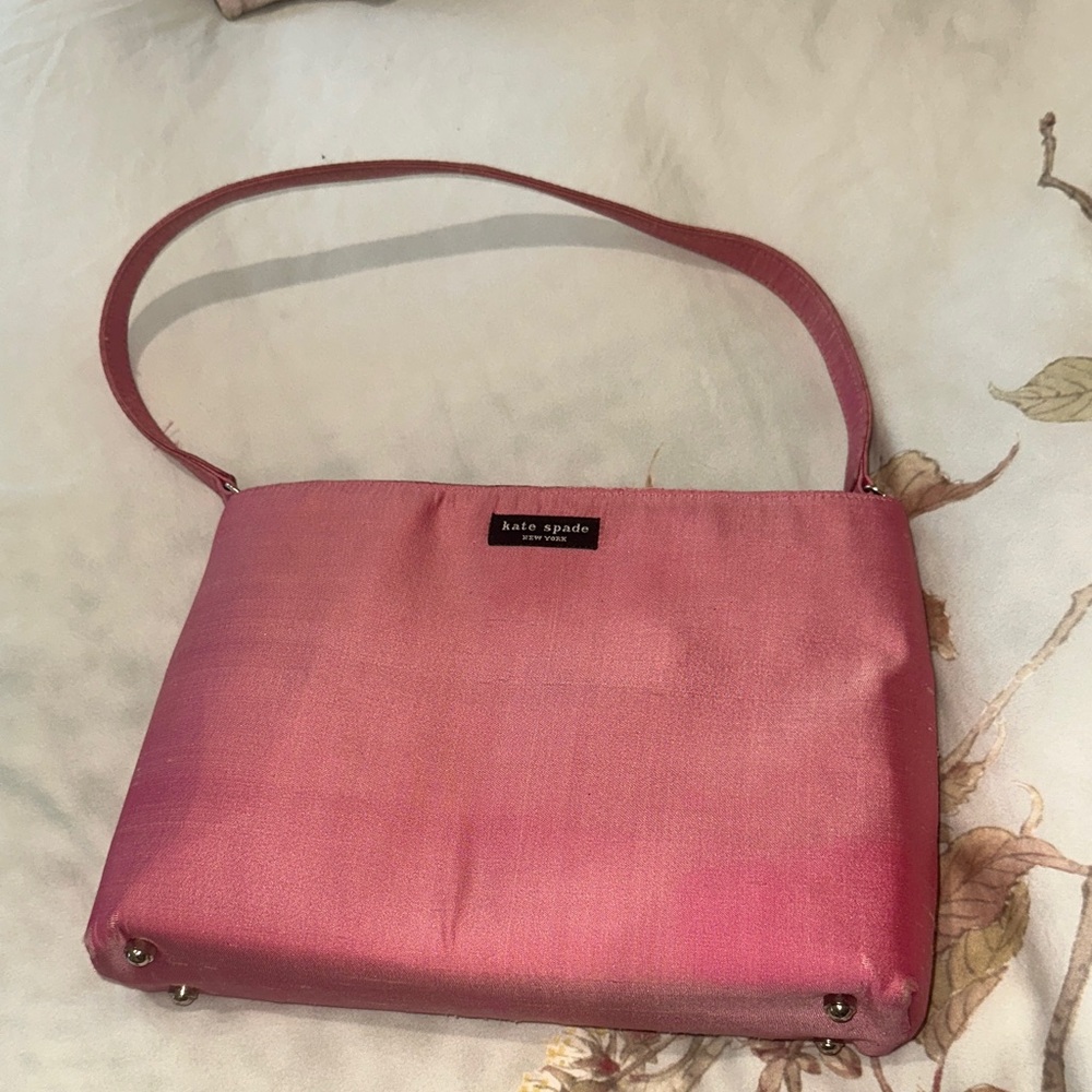 Kate Spade Vintage Rose Silk HandBag